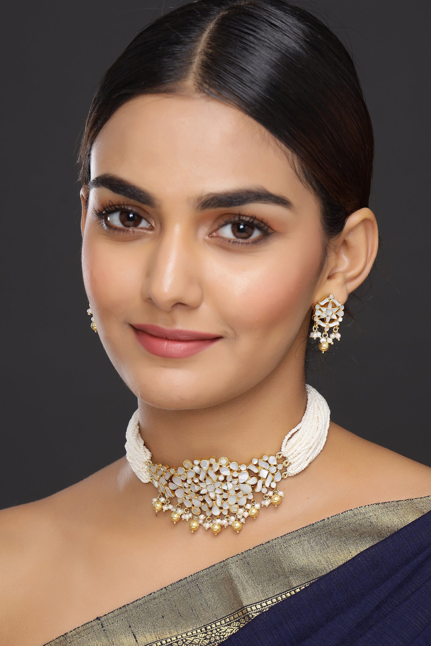 Mother of Pearl Choker Set