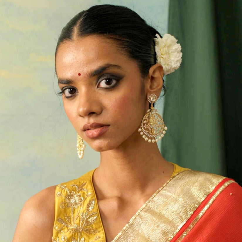 CZ Pearl Drop Earrings