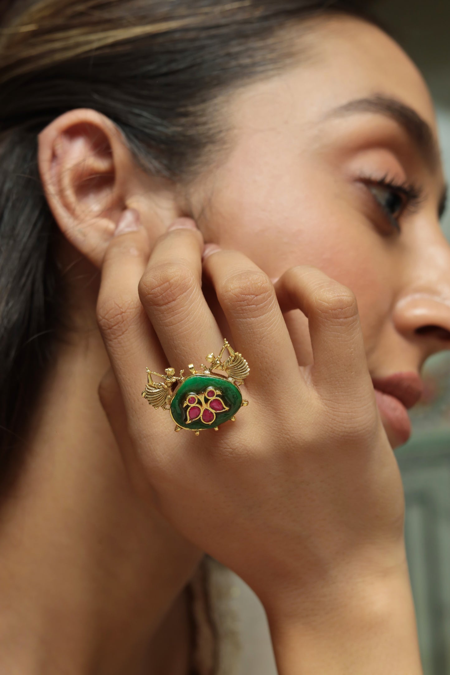 Mayuri Jadau Ring