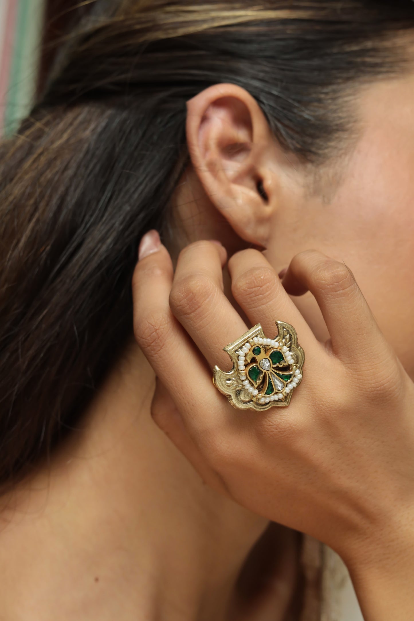 Padma Jadau Ring