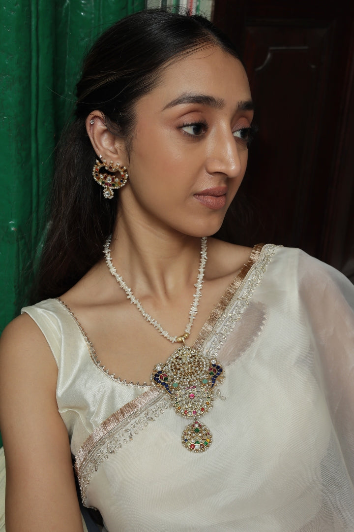 Navya Long Pendant set