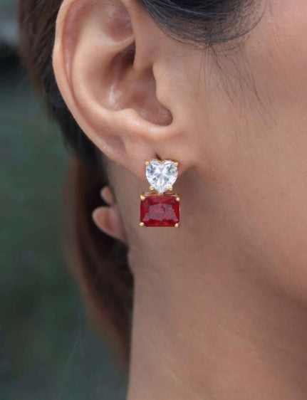 Regalia Hearts Earrings