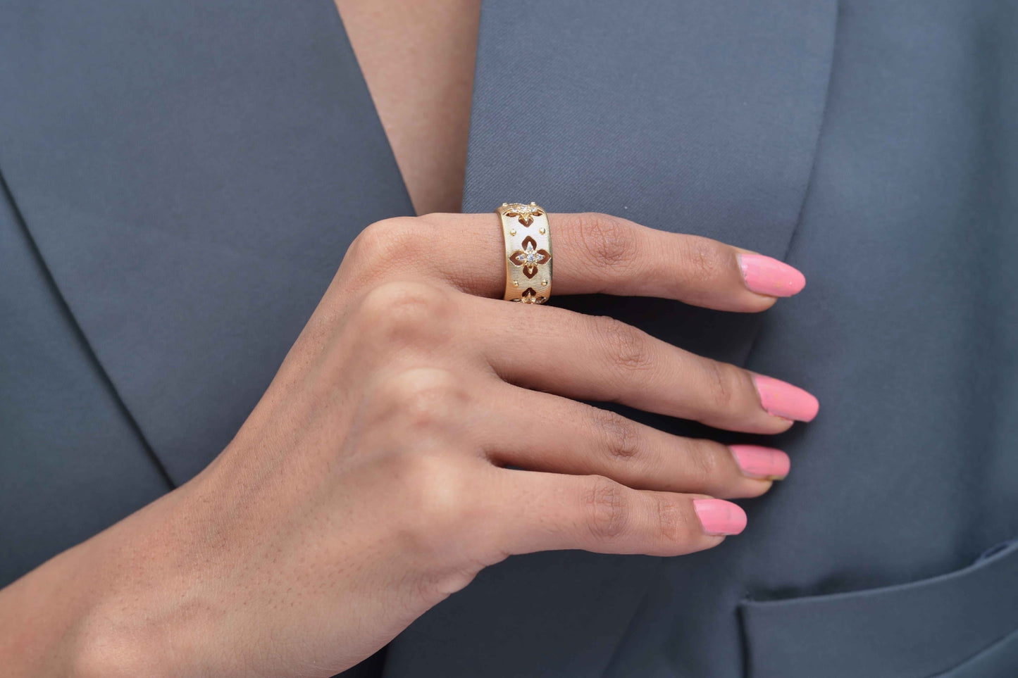 Floral Embrace Ring
