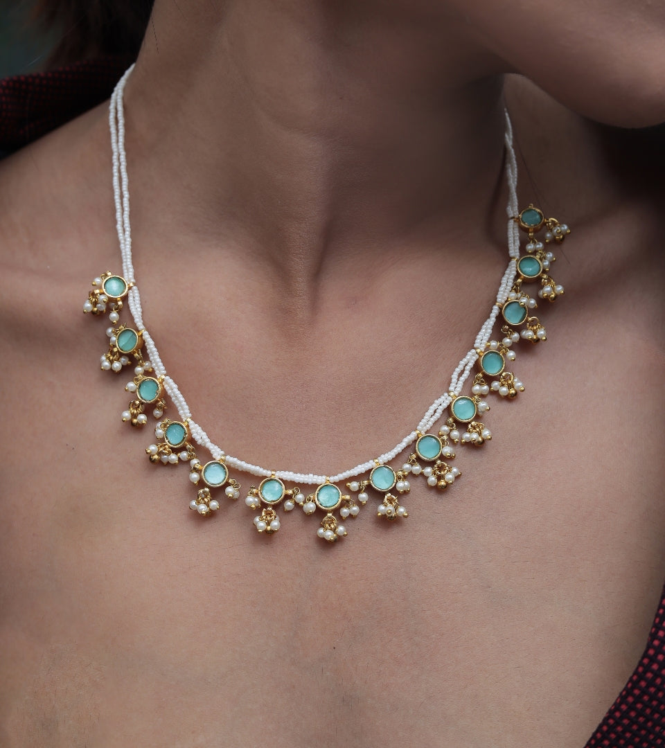 Jhumka Choker Set