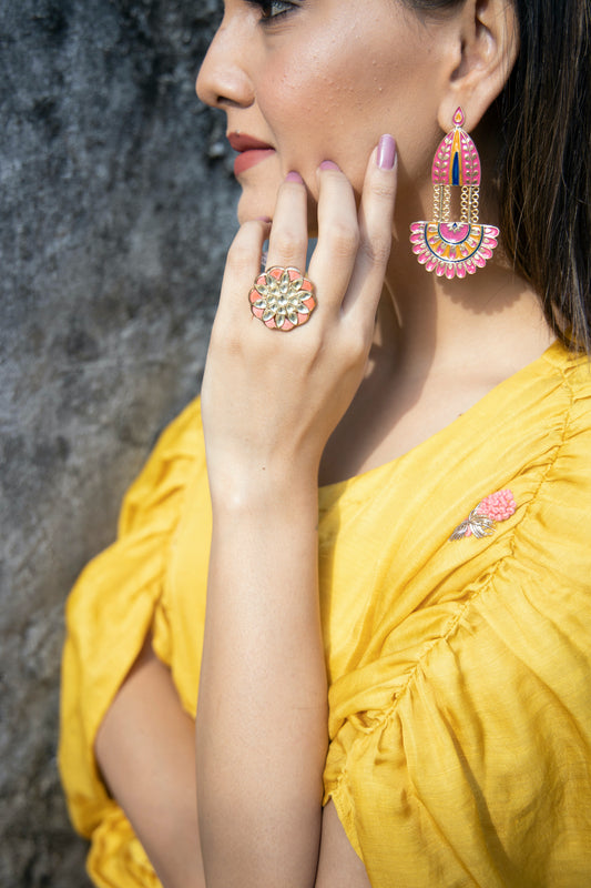 Boho Enamel Earrings