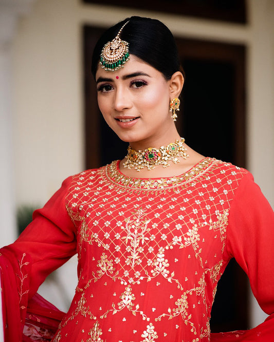 Navratna Polki Regal Choker