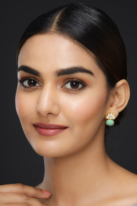 Pineapple Shape Firoza Earrings