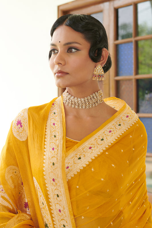 Noor – Jadau Pearl Layered Choker Set