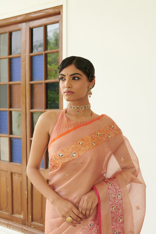 Rang - Multicolored Jadau Pearl Choker Set