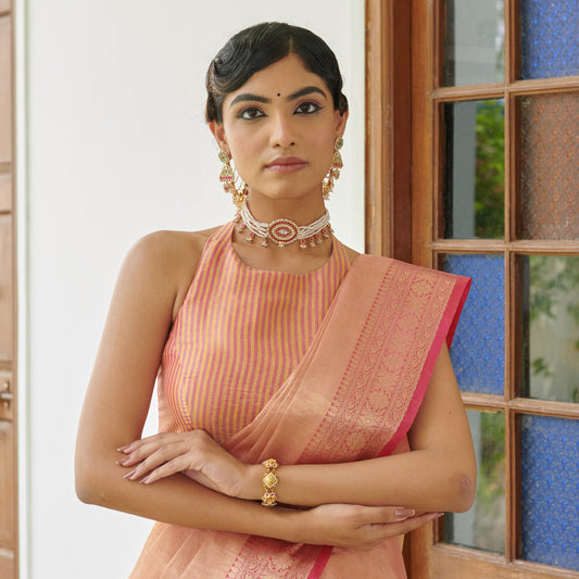 Freshwater Jadau Pearl Choker Set