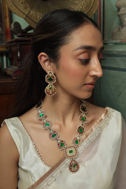 Jharokha Jadau Necklace Set