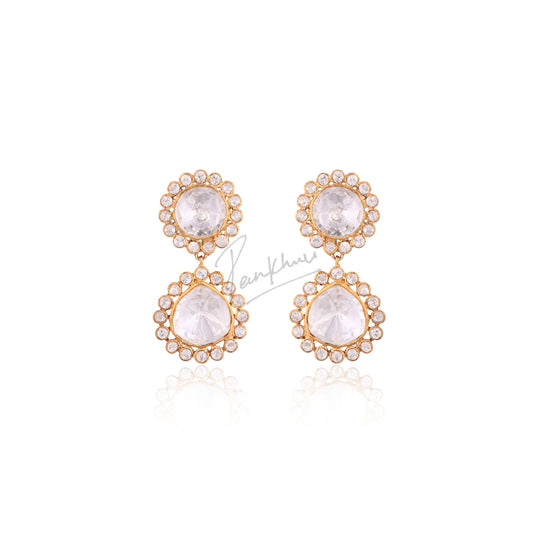 Moissanite Cascade Earrings