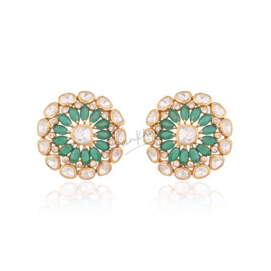 Emerald Glow Studs