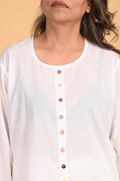 WHITE MULTI BUTTON CORD SET