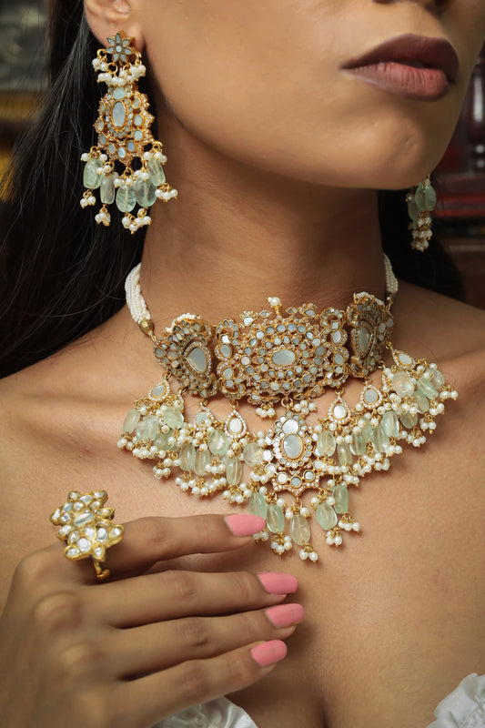 Chandini Jadau Choker Set