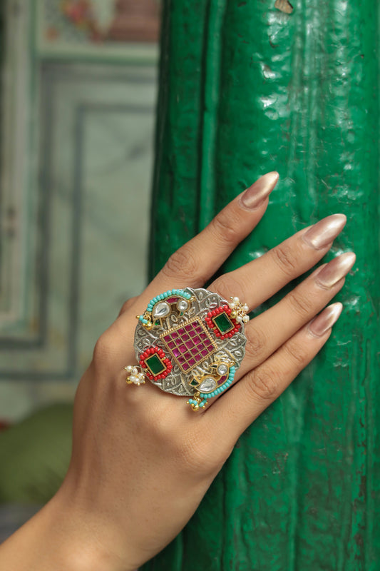 Varna Jadau Ring