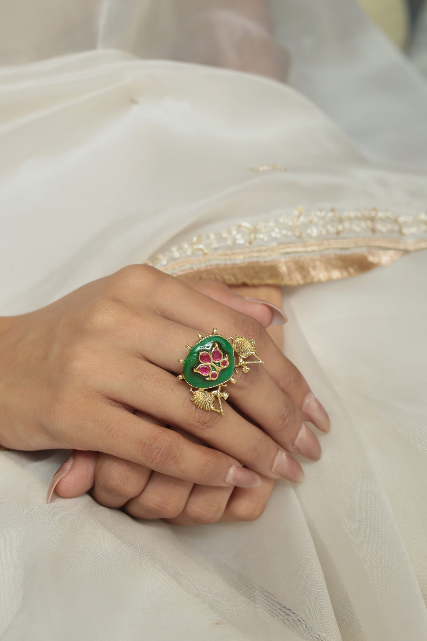 Mayuri Jadau Ring