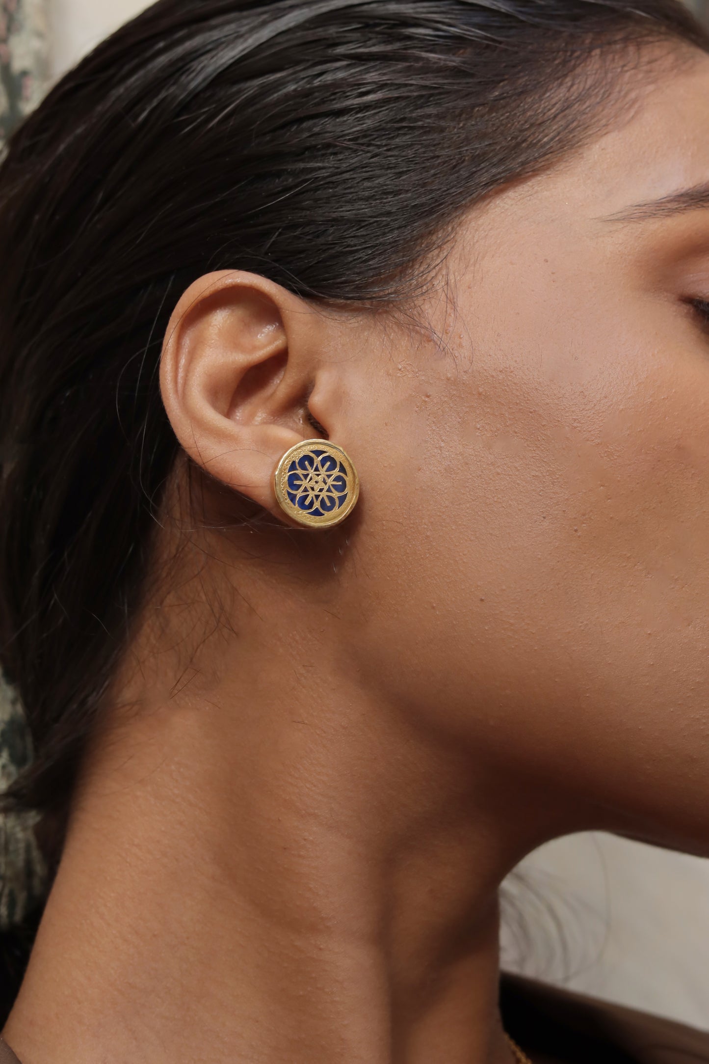 Thewa Kanchan Leela Earring