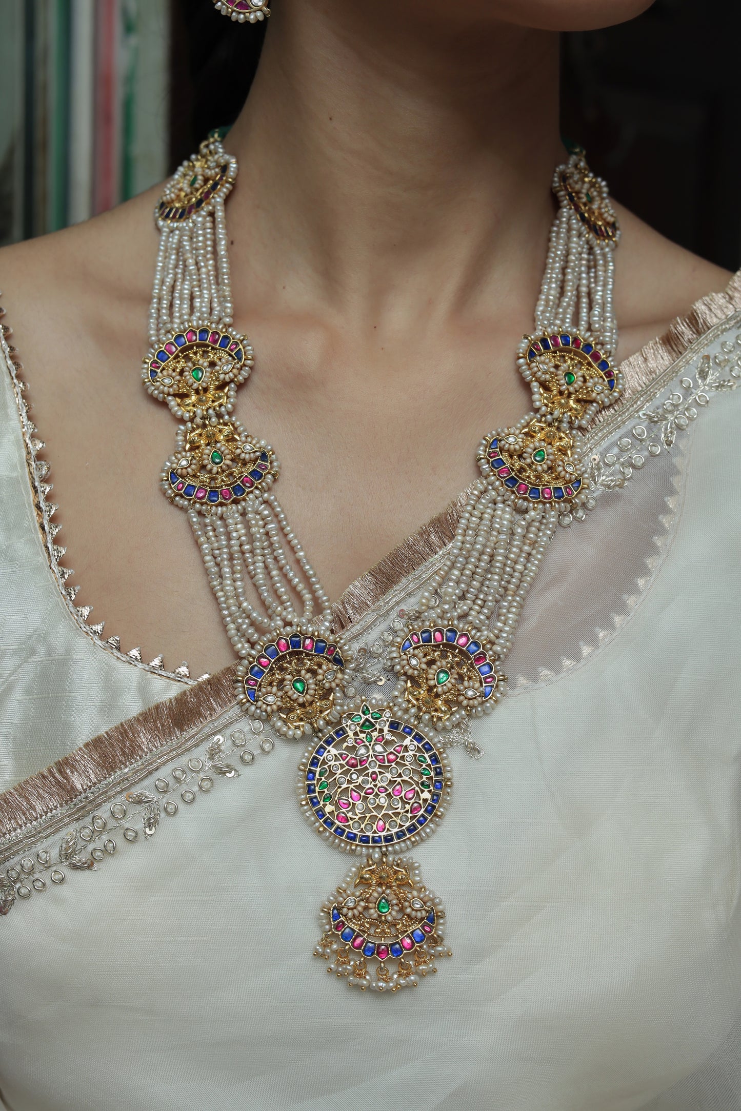 Priya Long Pendant Set