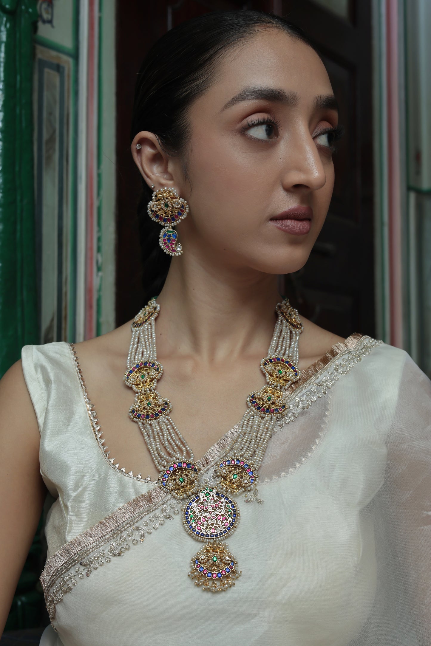 Priya Long Pendant Set