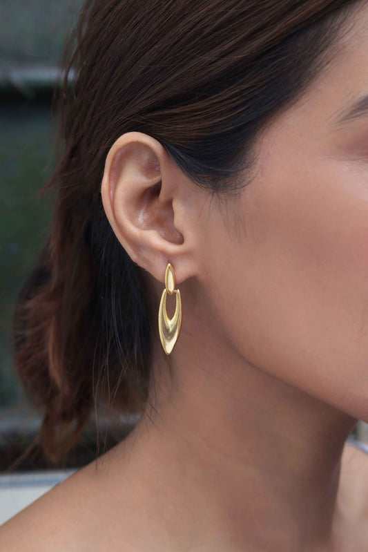 Luxe Marquise Hoops