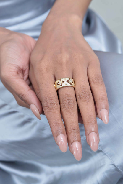 Floral Embrace Ring
