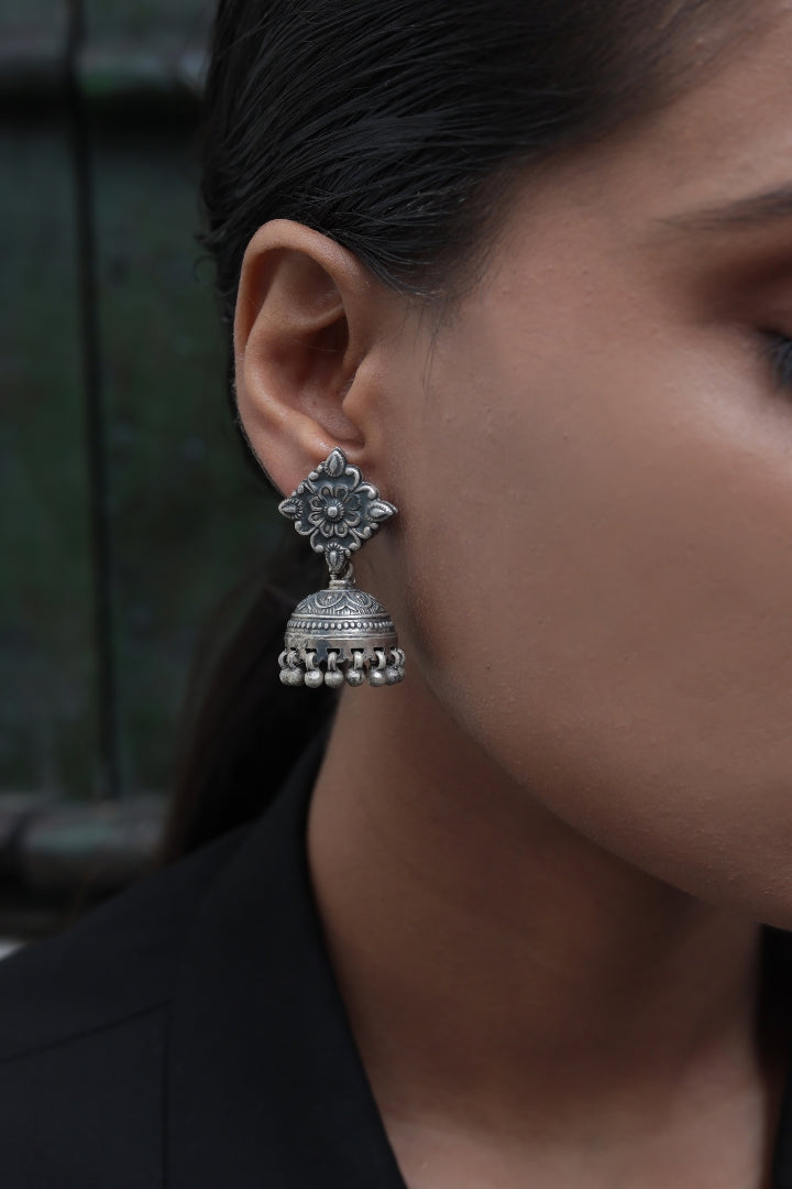 Aaranya Oxidized Jhumka