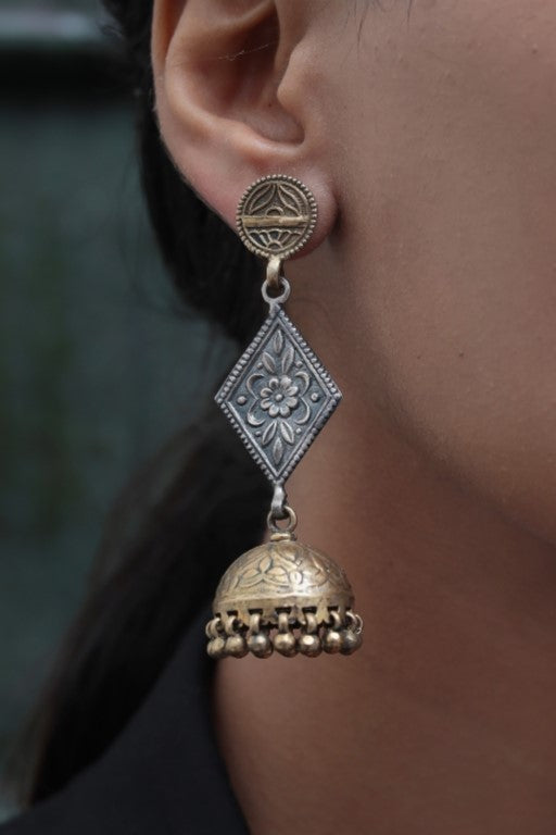 Rajsi Dual Charm Jhumka