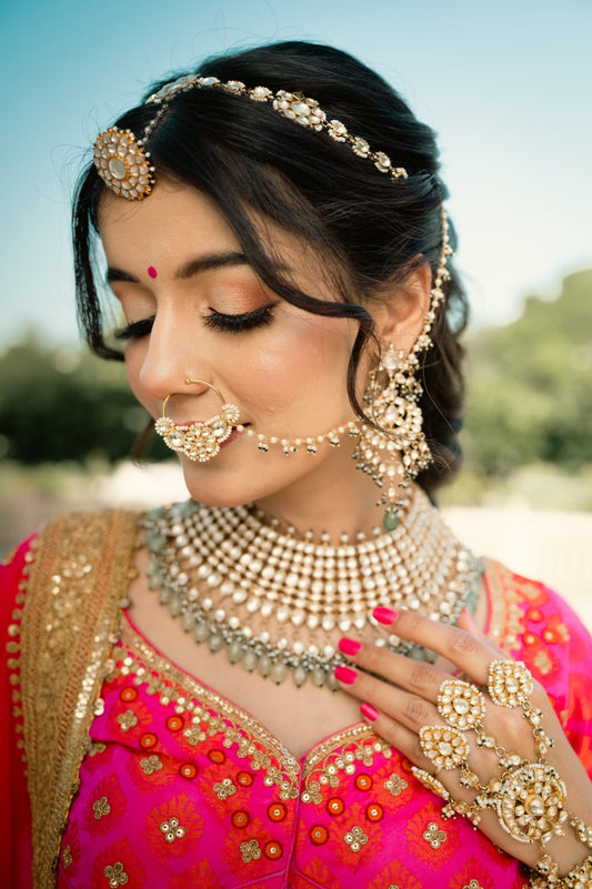Jodha Haar with Chaandbalis Set